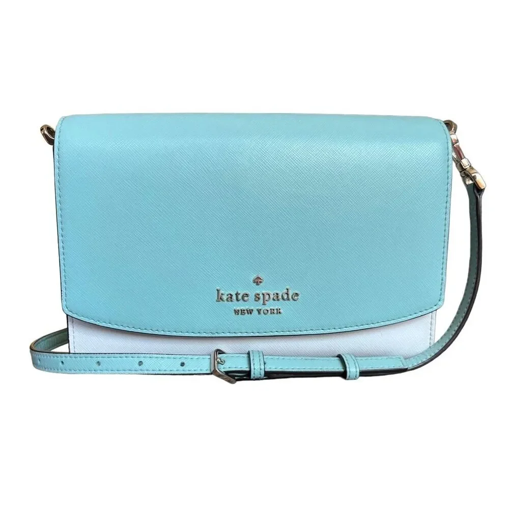 Preloved Kate Spade Carson Convertible Crossbody Bag Purse - Colorblock Poolside